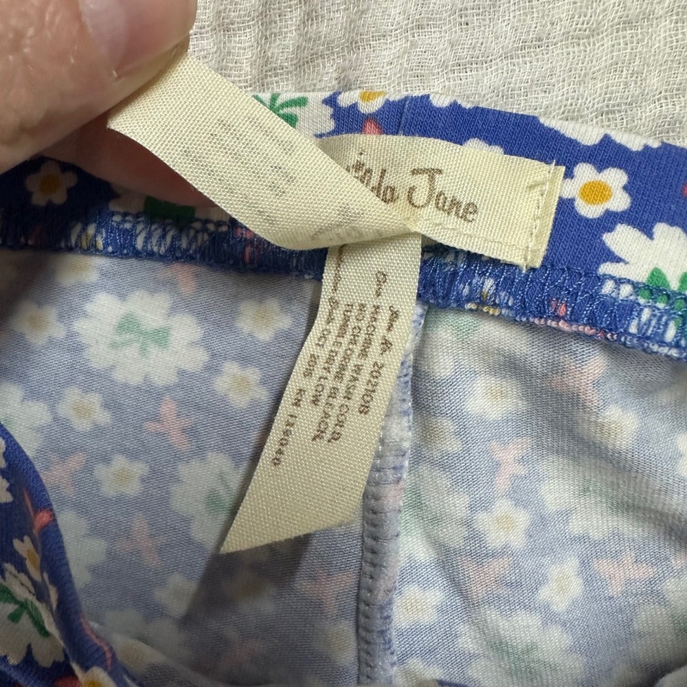 Lot of 2 Matilda Jane Gils Ruffle Shorties SZ 10 Orange You Glad and Blue Floral - Picture 4 of 10